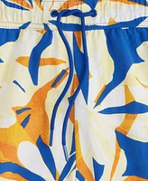 Mode of One Men's Floral Tones Regular-Fit Printed Swim Trunks, Exclusively at Macy's