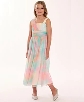 Bonnie Jean Big Girls Rainbow Mesh Gown