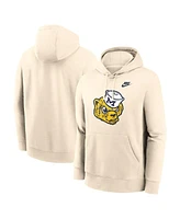 Nike Men's Cream Michigan Wolverines Vault Logo Pullover Hoodie