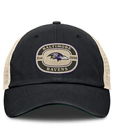 Top of the World Men's Black Baltimore Ravens Team Patch Adjustable Hat