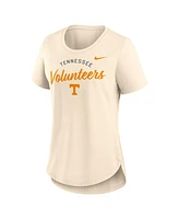 Nike Women's Tan Tennessee Volunteers Script Logo Tri-Blend T-Shirt