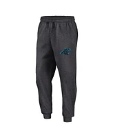 Fanatics Men's Heather Charcoal Carolina Panthers Boost Fleece Joggers