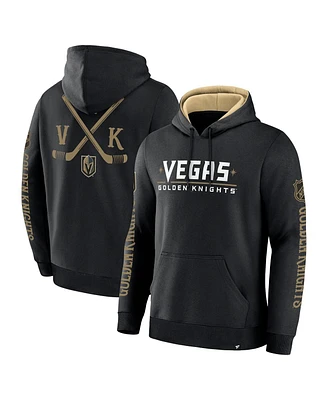 Fanatics Men's Black Vegas Golden Knights Big City Legacy Fleece Pullover Hoodie