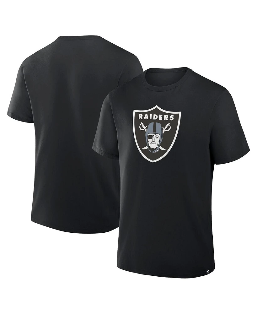 Fanatics Men's Black Las Vegas Raiders Legacy Cotton T-Shirt