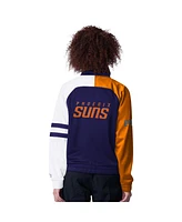 Starter Women's Purple Phoenix Suns Line Up Dolman Raglan Full-Zip Track Jacket