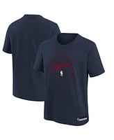 Nike Big Boys and Girls Navy La Clippers Practice Legend T-Shirt