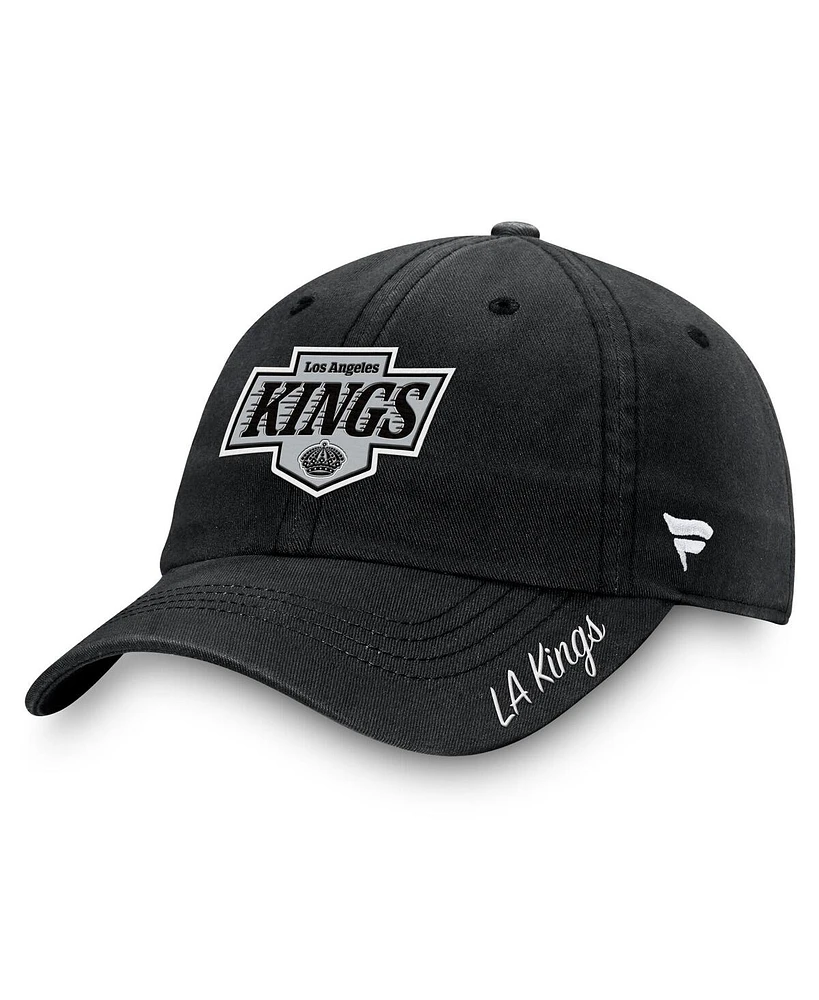 Fanatics Women's Black Los Angeles Kings Core Adjustable Hat