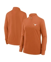 Fanatics Women's Texas Orange Longhorns Velocity French Terry Quarter-Zip Jacket