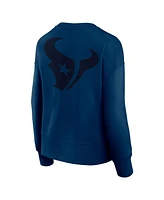 Fanatics Women's Navy Houston Texans Elements Pullover Sweatshirt