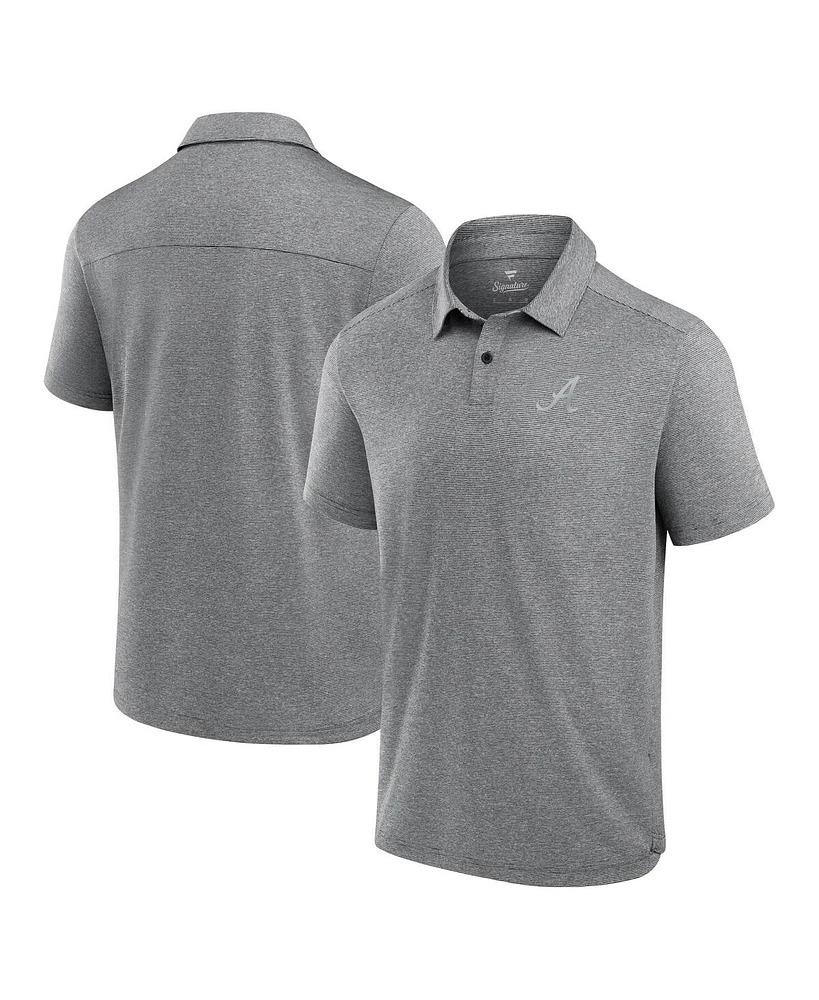 Fanatics Men's Charcoal Alabama Crimson Tide Performance Polo