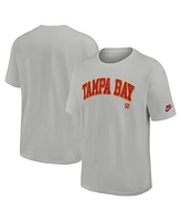 Nike Men's Silver Tampa Bay Buccaneers Rewind Max90 Statement T-Shirt