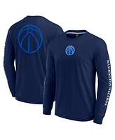 Fanatics Men's Navy Washington Wizards Elements Strive Long Sleeve T-Shirt