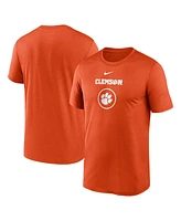 Nike Men's Orange Clemson Tigers On-Court Basketball Legend Practice Performance T-Shirt