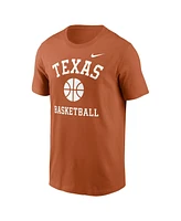 Nike Men's Texas Orange Longhorns Basketball Icon T-Shirt