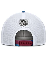 Fanatics Men's Burgundy/White Colorado Avalanche Authentic Pro Rink Trucker Hat