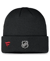 Fanatics Men's Black New Jersey Devils Authentic Pro Training Camp Cuffed Knit Hat