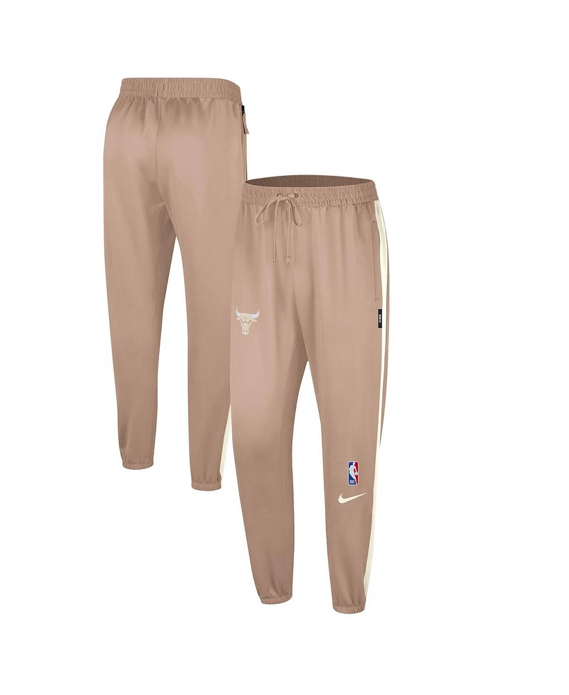 Nike Men's Tan Chicago Bulls 2024/25 City Edition Authentic Showtime Pants