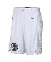 Nike Men's White Dallas Mavericks 2024/25 City Edition Swingman Shorts