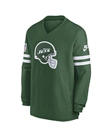 Nike Men's Green New York Jets 2023 Sideline V-Neck Pullover Windshirt