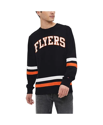 Tommy Hilfiger Men's Black Philadelphia Flyers Nolan Long Sleeve T-Shirt