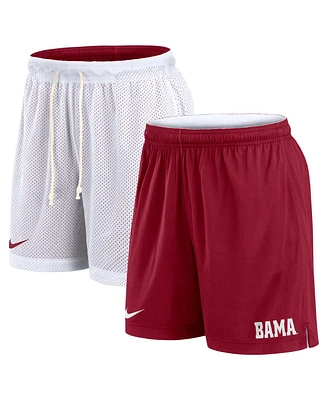 Nike Men's White/Crimson Alabama Crimson Tide Primetime Reversible Performance Shorts