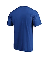 Fanatics Men's Blue Detroit Pistons Team Victory Arch T-Shirt