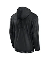 Nike Men's Black St. Louis Cardinals Authentic Night Game Performance Half-Zip Windbreaker