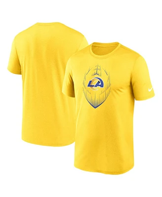 Nike Men's Gold Los Angeles Rams Primetime Legend Icon Performance T-Shirt