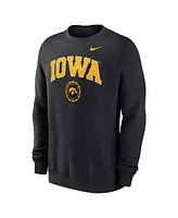 Nike Men's Black Iowa Hawkeyes Arched Seal Pullover Sweatshirt