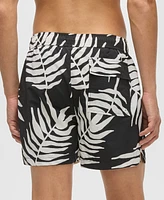 Mode of One Men's Large Palm Regular-Fit Printed Swim Trunks, Exclusively at Macy's