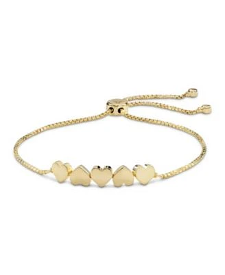 Devata Round Link Box Chain Slider Bolo Bracelet In 14k Gold Fits 6.0 In To 8.0 In Wrist Approx.4.5 Grams