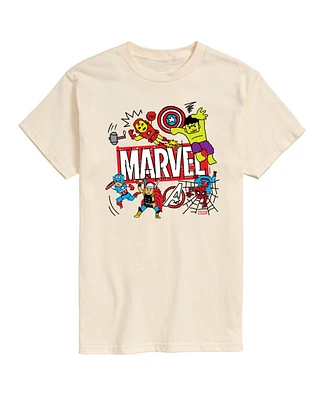 Airwaves Men's The Avengers Short Sleeve T-Shirt