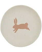 Haven 6" Easter Bunny Stoneware Appetizer Plates, Set of 4