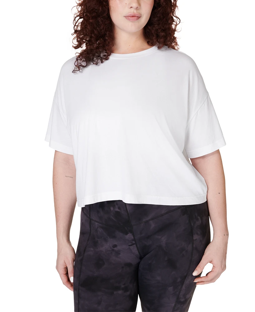 Sweaty Betty Women's Essential Short-Sleeve Crop Boxy T-Shirt