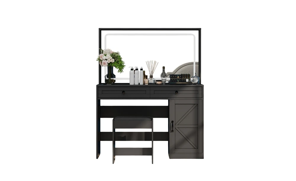 Stylish Makeup Vanity Table for Organized Beauty and Grooming Space