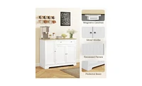 Kitchen Storage Cabinet Durable Organizer for Pantry, Dishes, and Kitchen Supplies