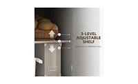 Kitchen Storage Cabinet Durable Organizer for Pantry, Dishes, and Supplies