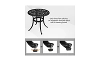 Phoenix Cast Aluminum Cocktail Table for Outdoor Entertaining