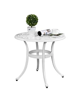 Phoenix Cast Aluminum Cocktail Table for Outdoor Entertaining