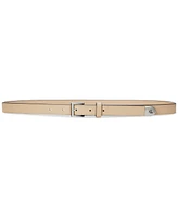 Lauren Ralph Women's Pebbled Leather Skinny Belt