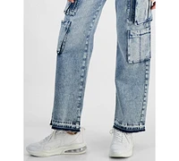 Guess Women's Kori Released-Hem Cargo Jeans