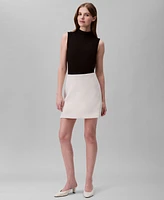 Calvin Klein Women's Tailored Knit Miniskirt