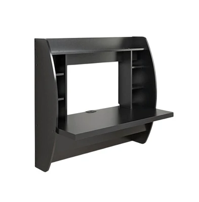 Modern Space Saving Wall-Mounted Floating Laptop Desk for Compact Workspaces