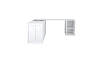 Murphy Bed with Rotating Desk for Space-Saving Living