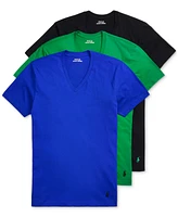 Polo Ralph Lauren Men's 3-Pack V-Neck Classic Undershirts