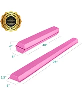 Best Choice Products 9ft Folding Medium-Density Foam Floor Balance Beam for Gymnastic and Tumbling