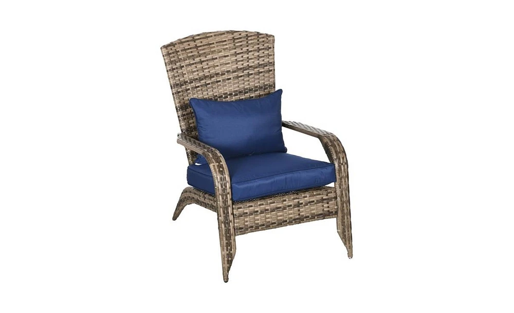 Rattan Chair for Garden or Patio with Comfortable Seating