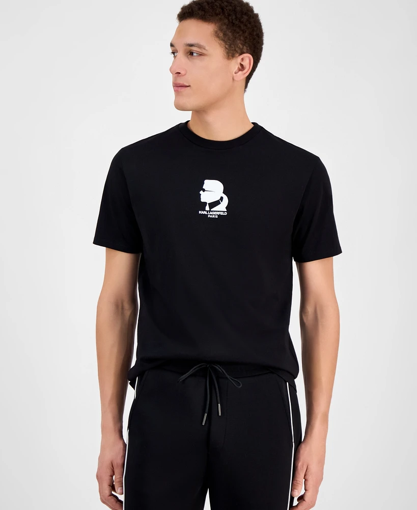 Karl Lagerfeld Paris Men's Head Graphic T-Shirt