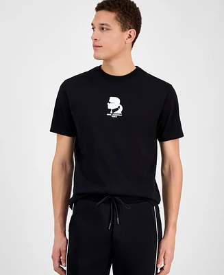 Karl Lagerfeld Paris Men's Head Graphic T-Shirt