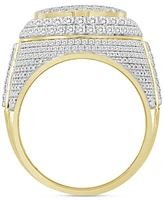 Men's Diamond Multi Cluster Multirow Ring (2 ct. t.w.) in 10k Gold